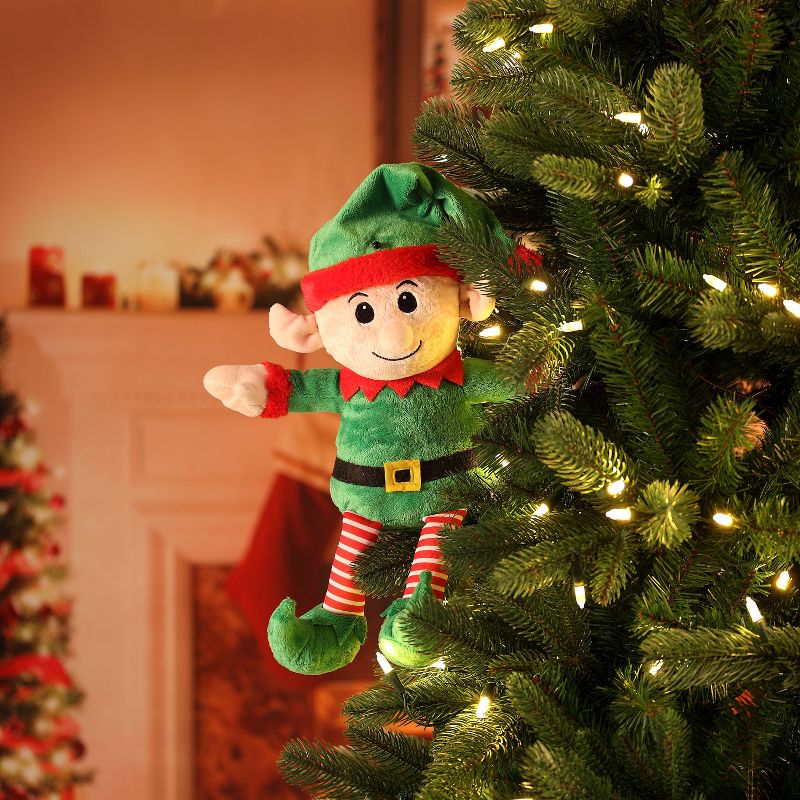 Mr. Christmas Christmas Tree Hugger Animated Musical Decoration - Elf