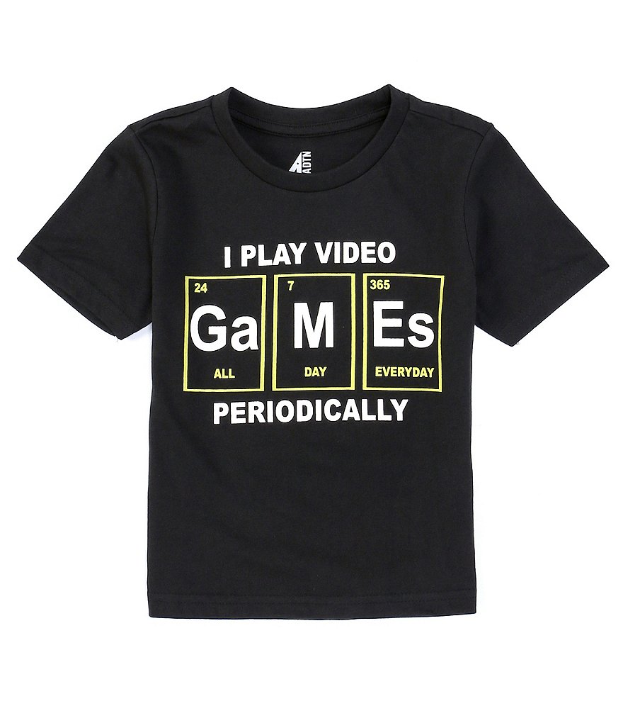 Hollywood Little Boys 4-7 Short-Sleeve Play Video Games Tee