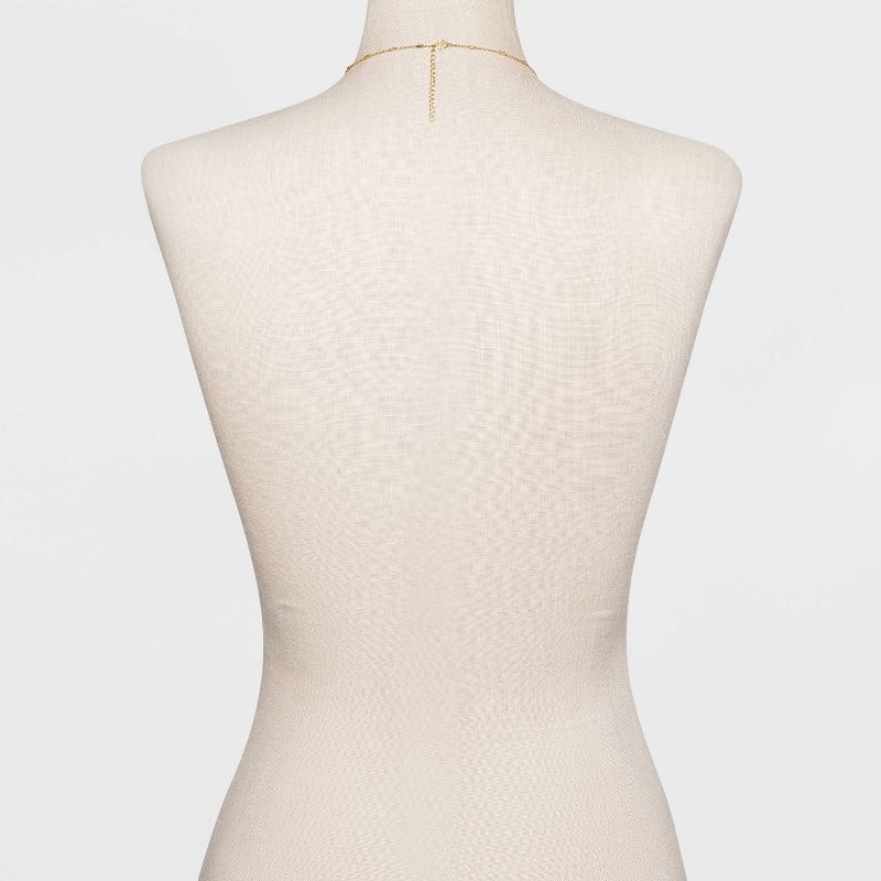 Beloved + Inspired Gold 'Love' Disc Necklace - Gold