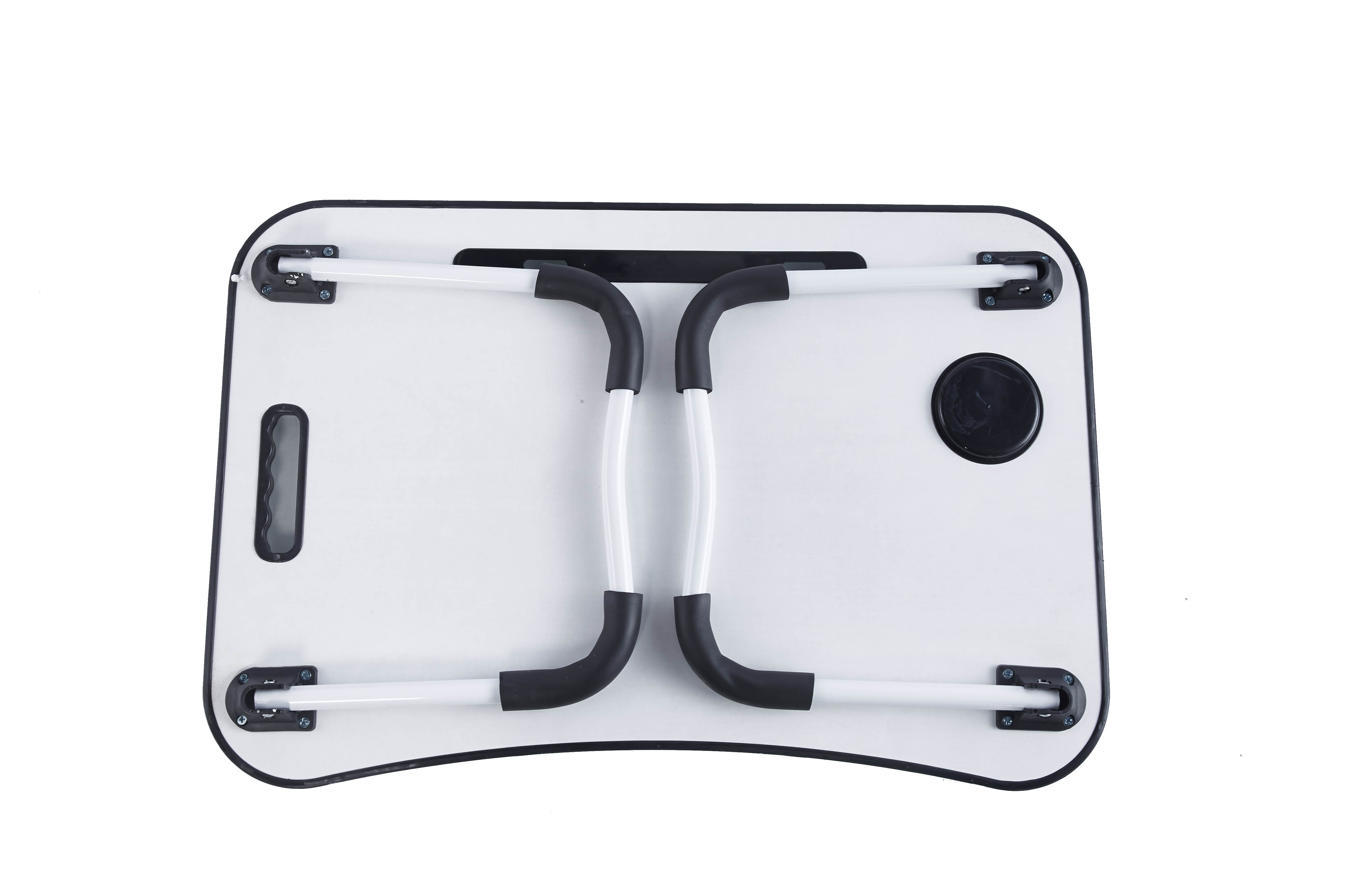 Laptop Desk,  Portable Laptop Bed Tray Table Notebook Stand Reading Holder with Foldable Legs & Cup Slot for Eating Breakfast, Reading Book, Watching Movie on Bed/Couch/Sofa