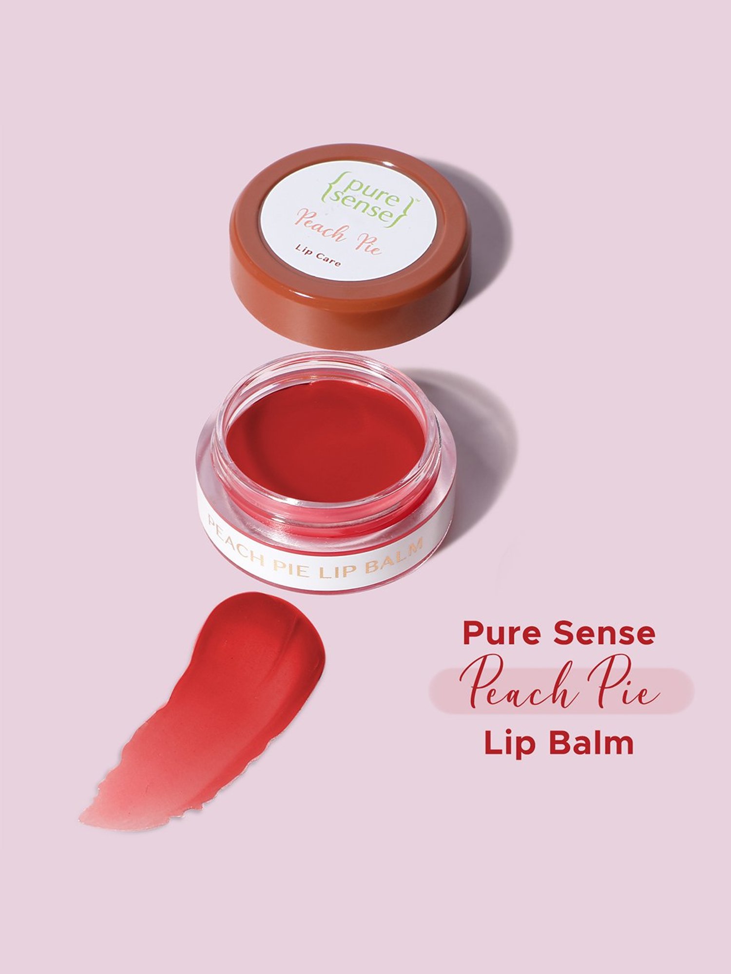 Pure Sense Peach Pie Lip Balm - 5 gm