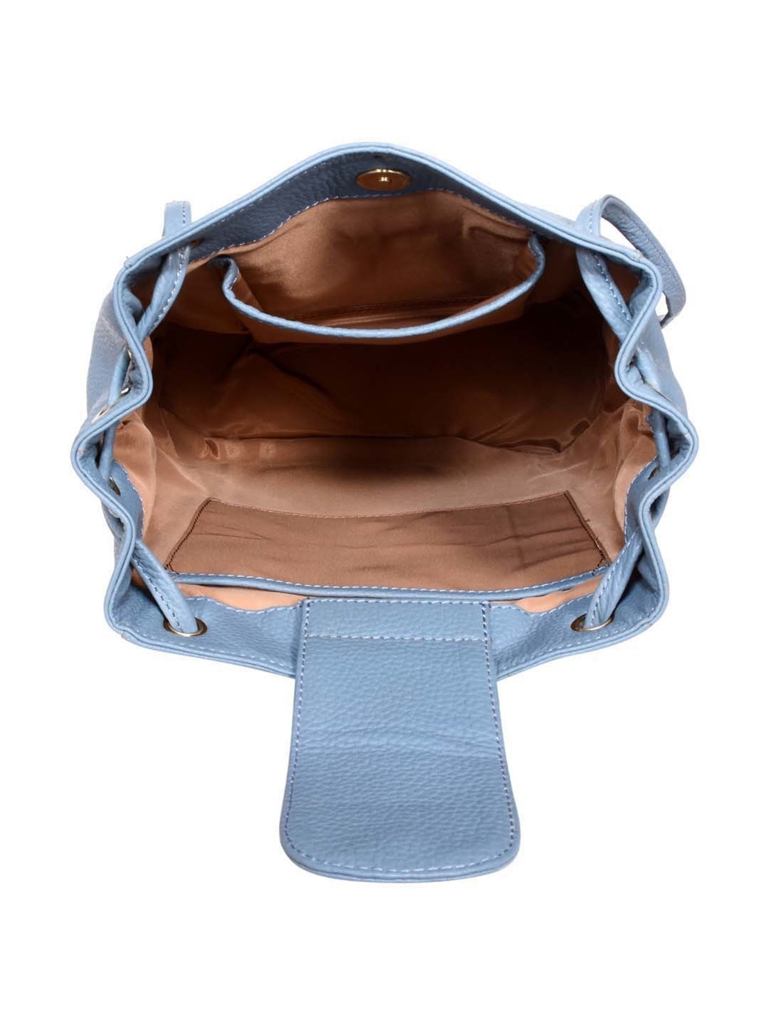 SASSORA Blue Solid Medium Shoulder Bag