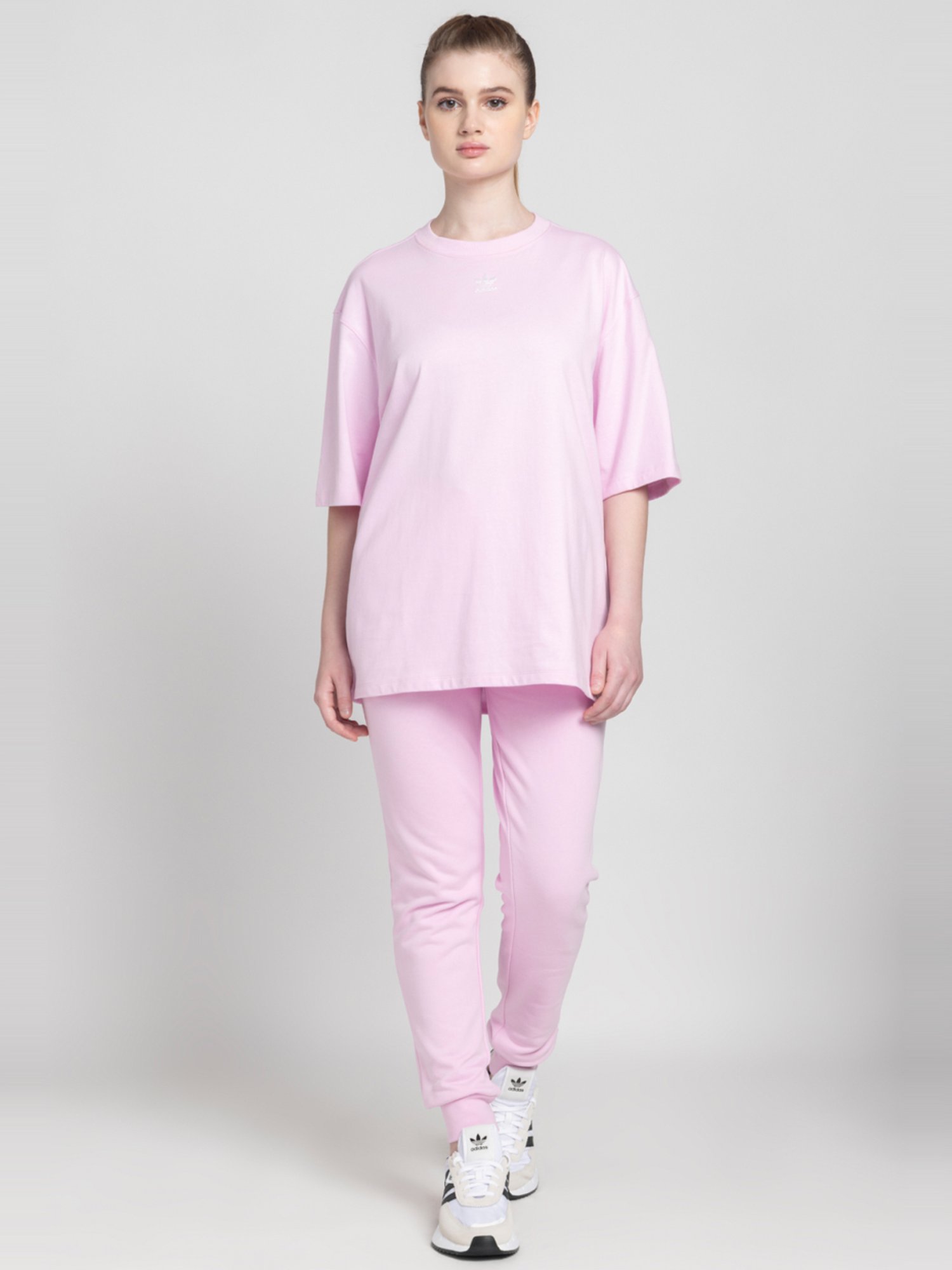 Adidas Originals Pink Cotton Track Pants