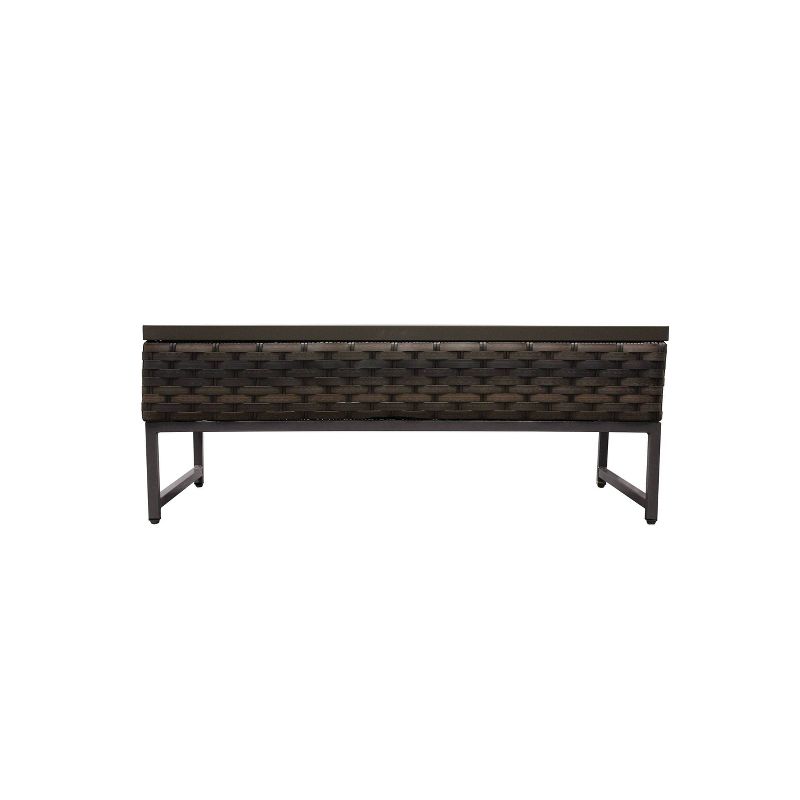 Barcelona 12pc Patio Sectional Seating Set with Cushions - Tangerine - TK Classics