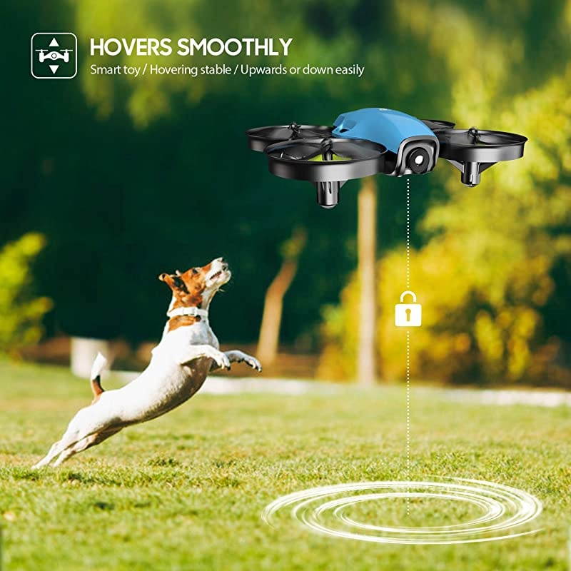 A20W Mini Drone for Kids and Beginners with Camera, 720P RC FPV Drone, Easy to Fly Portable Quadcopter with Altitude Hold, Headless Mode, Route Settiing, Gravity Sensor, 3 Batteries