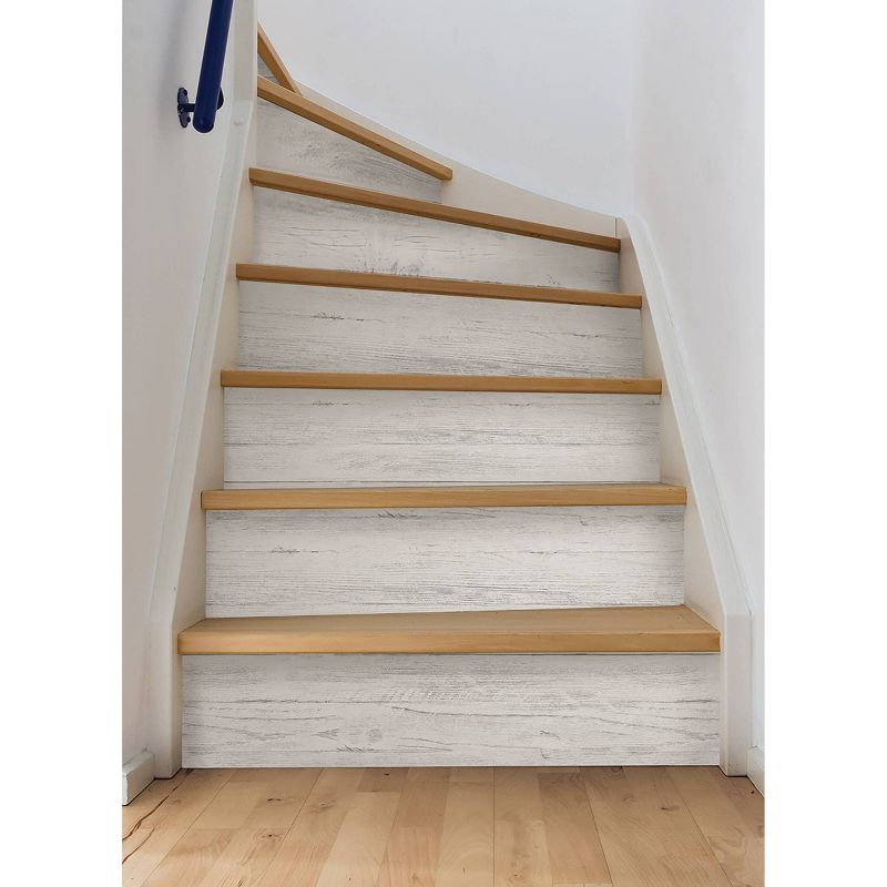 NuWallpaper Shiplap Peel & Stick Wallpaper White