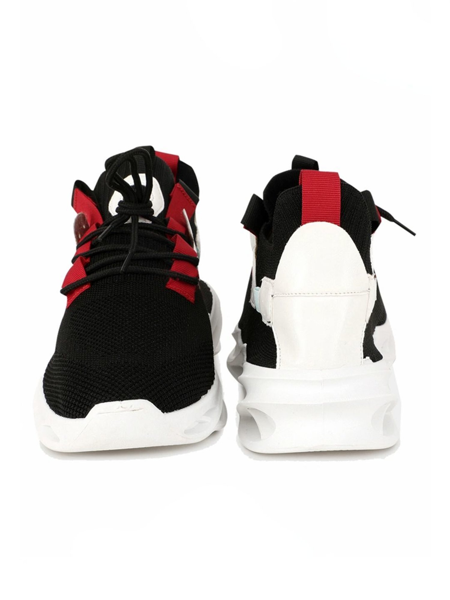 Rapid Box Men's Black Running Shoes