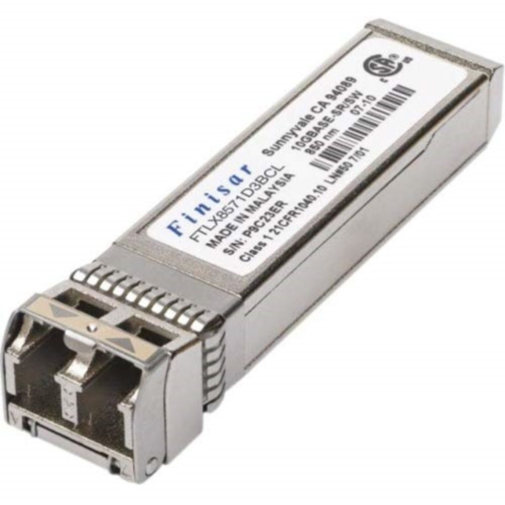 Finisar FTLX8574D3BCL 850Nm Vcsel, Pin, 10Gbase-Sr/Sw, 1200-Mx-Snl-I, 10.5 Gb/S Multi-Rate Transceive