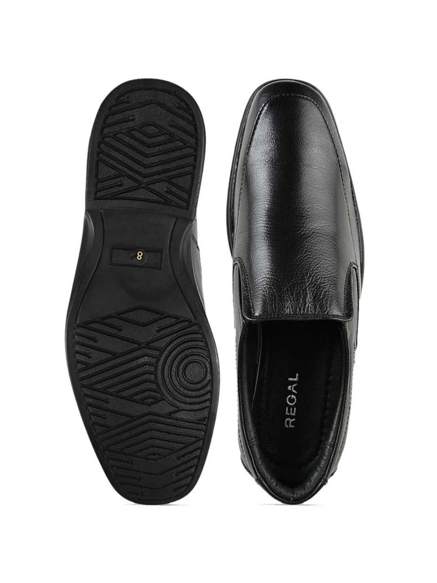 Regal Men's Black Formal Loafers