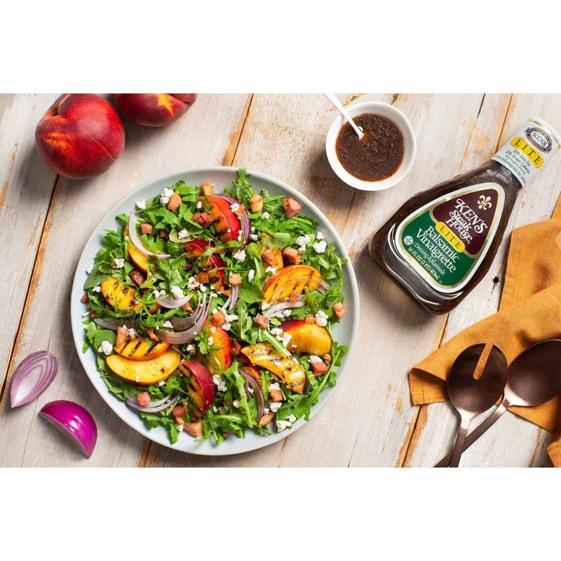 Ken's Steak House Lite Balsamic Vinaigrette Dressing - 16fl oz
