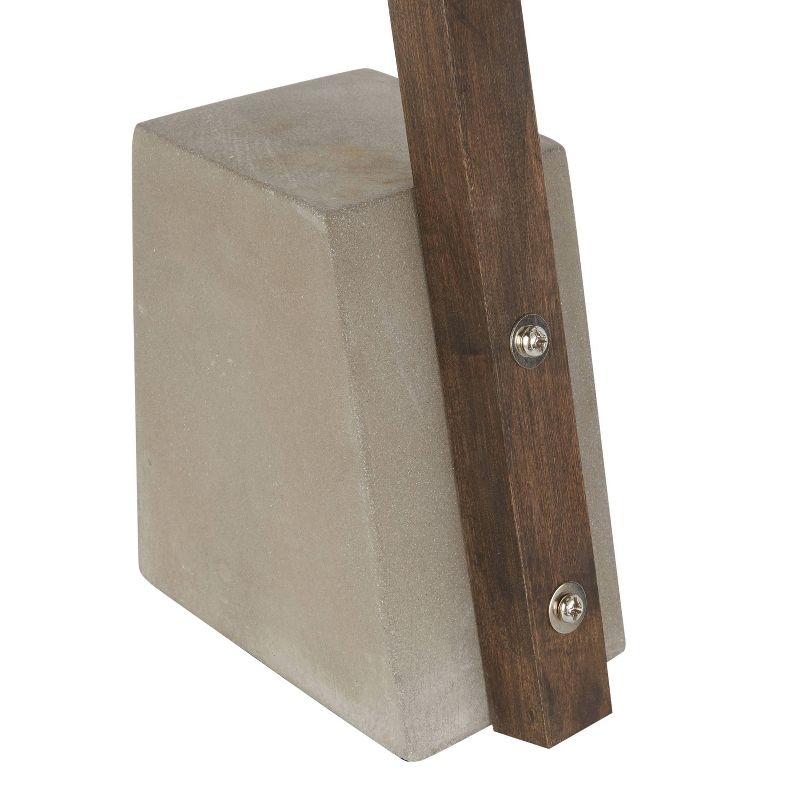 Robyn Table Lamp with Concrete Base and Shade (Includes LED Light Bulb) White - LumiSource