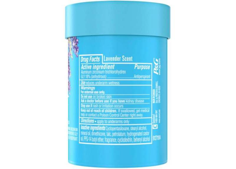 Secret Invisible Solid Antiperspirant & Deodorant Lavender Scent Refill Pod -  2oz