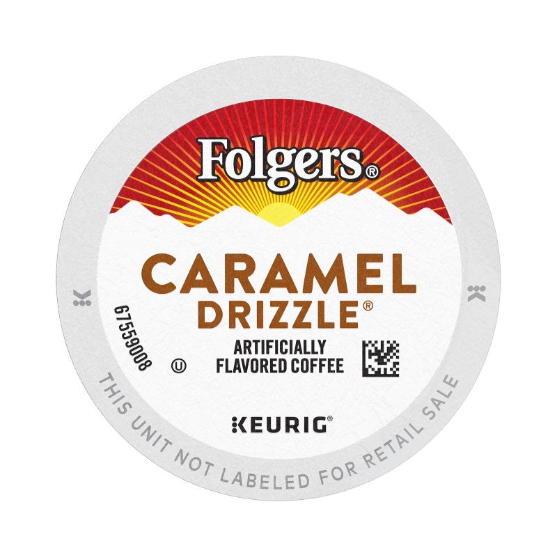Folgers Caramel Drizzle Dark Roast Coffee - Keurig  K-Cup Pods - 24ct