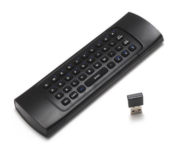 MX3-M 3D Fly Air Mouse Wireless Keyboard with 6 Axis Inertia Sensors - Support The Motion Sensing Games and Mic Voice Input