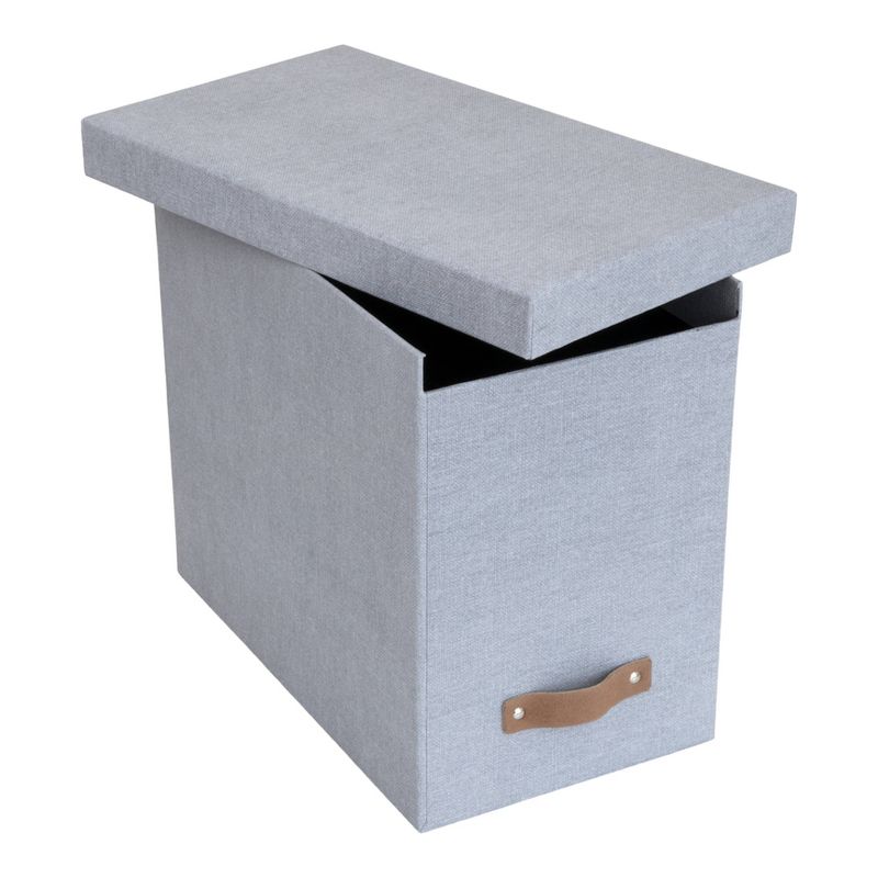 John Canvas File Box Ash - Bigso Box of Sweden