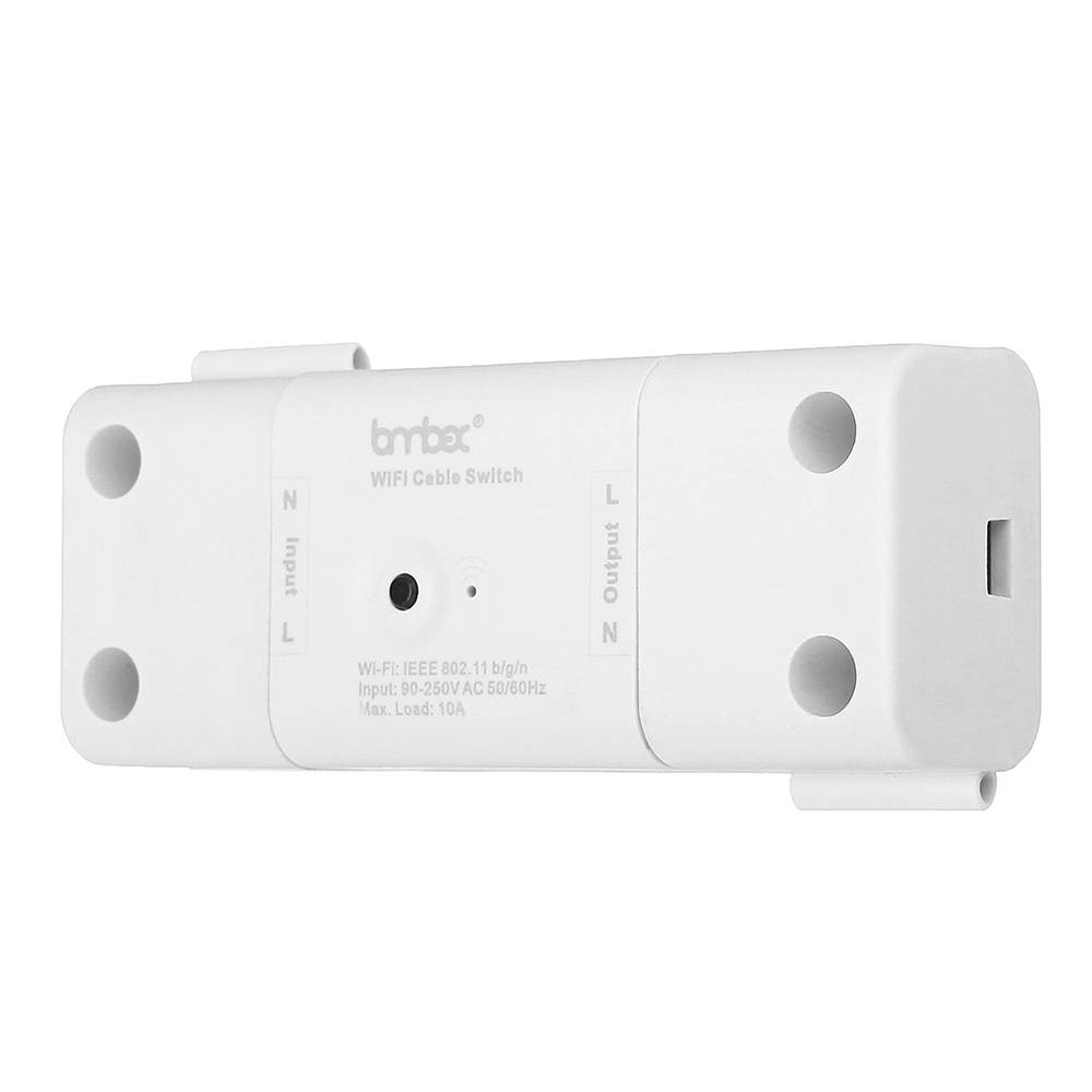 Lombex AC110-240V 10A WiFi Voice Control Timing Smart Light Switch Work with Alexa Google Assistant
