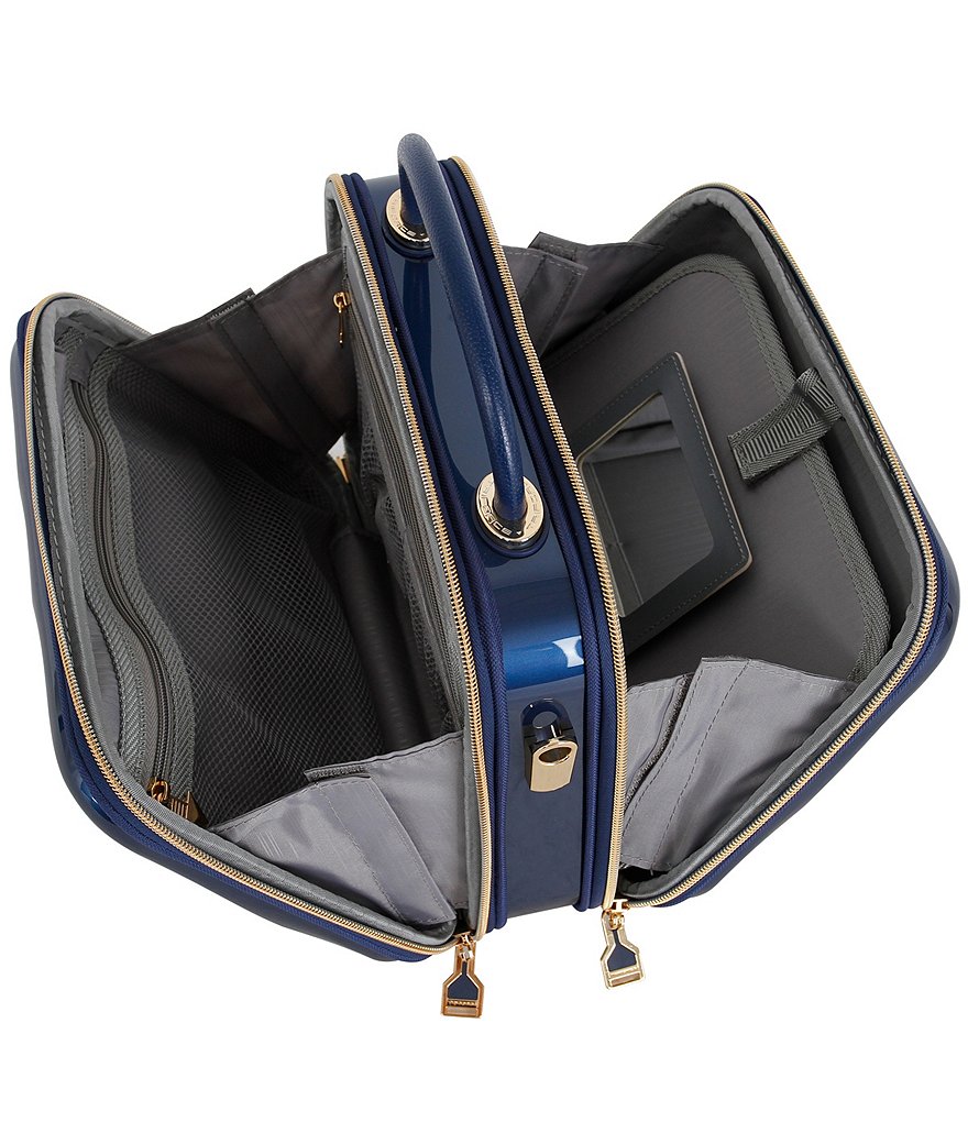 ROYCE New York Leather Large Cosmetic Bag