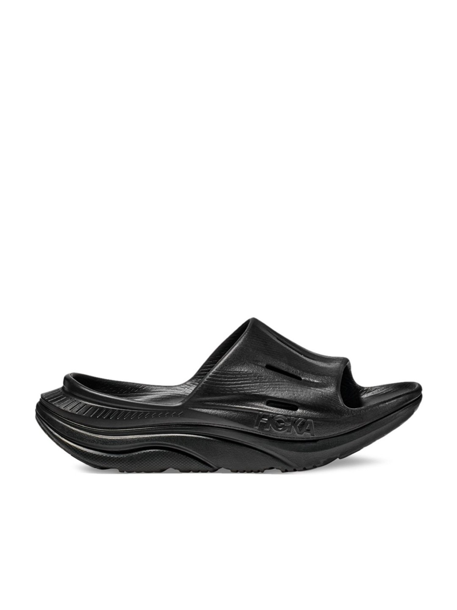 Hoka Men's U ORA RECOVERY SLIDE 3 Black Slides