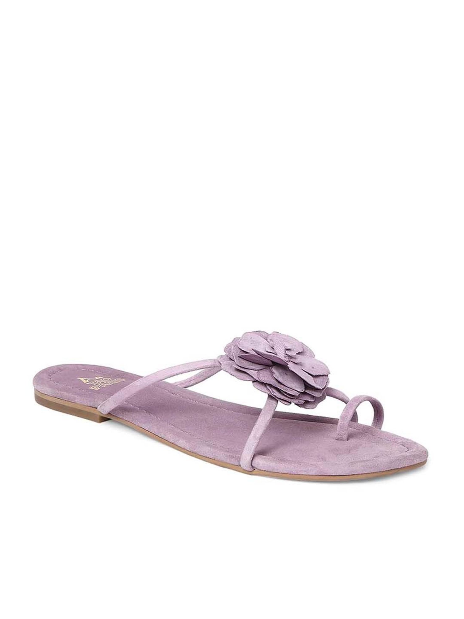Tao Paris Women's Tulip Lavender Toe Ring Sandals