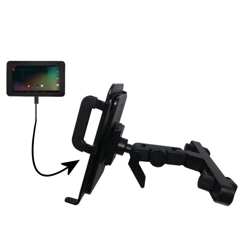 Gomadic Brand Unique Vehicle Headrest Display Mount for the RCA RCT6272W23