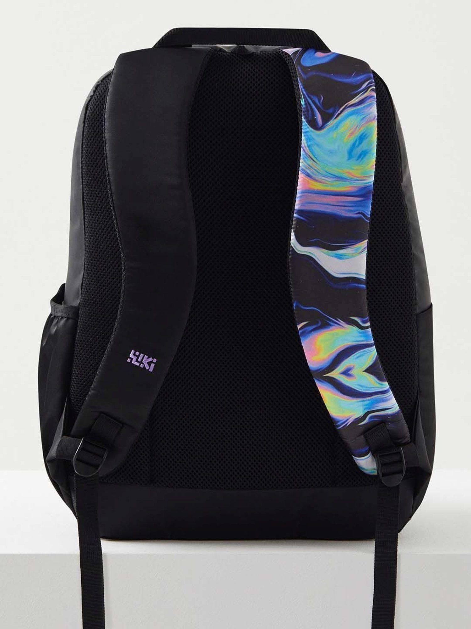 Wiki Back to School 2 Black Polyester Printed Backpack - 32 Ltrs