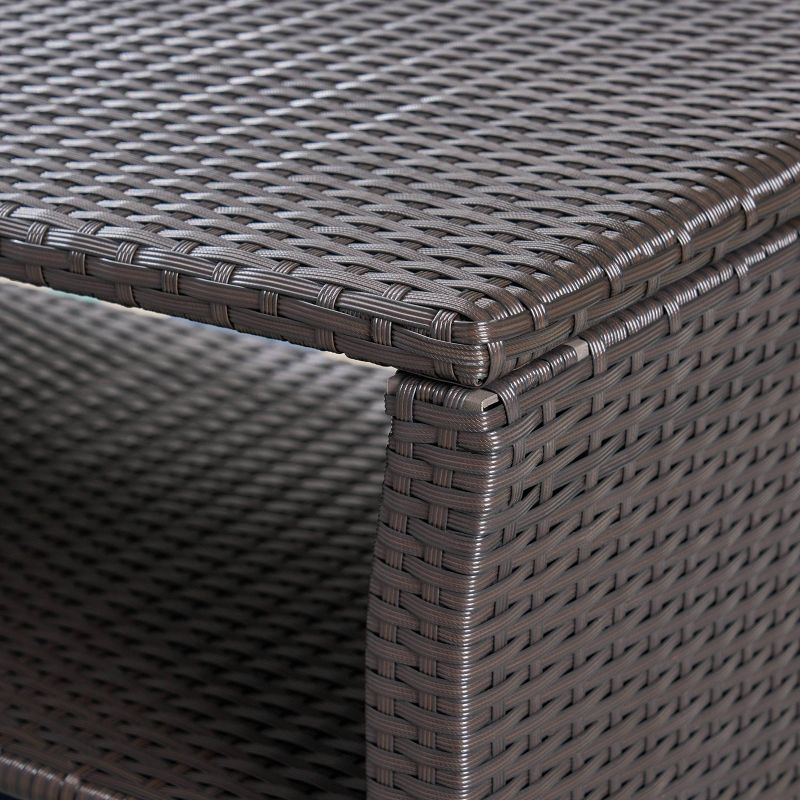 Sheldon Round Coffee Table - Black - Courtyard Casual