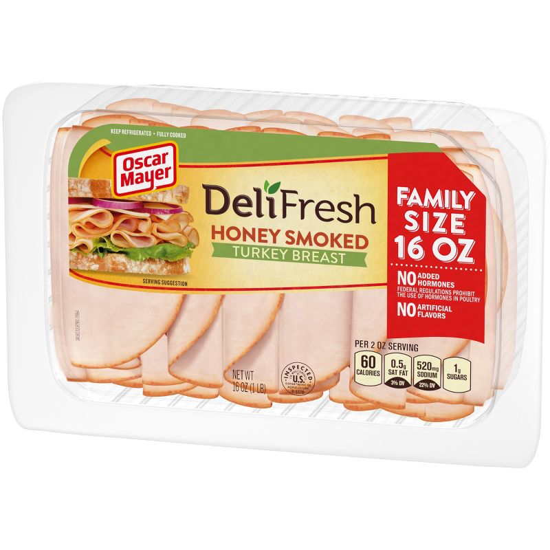 Oscar Mayer Deli Fresh Honey Smoked Turkey Breast - 16oz