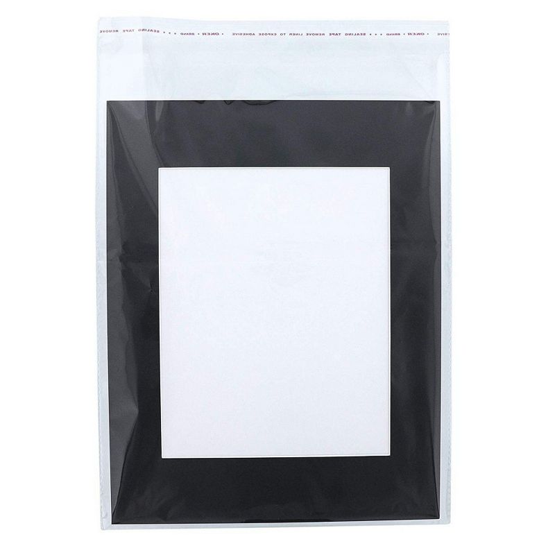 Genie Crafts 15-Pack Black 11 x 14 Inch Picture Matted Frames Boards Picture Frames for 8x10 Photos