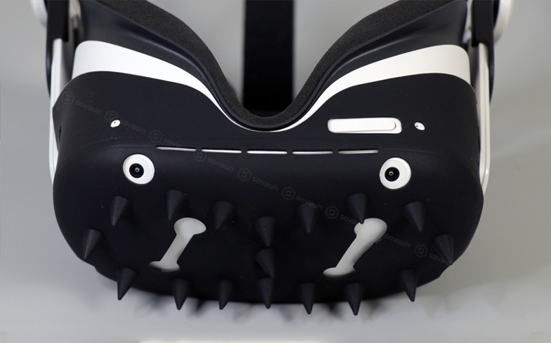 Silicone Protective Shell Case For Oculus Quest 2 VR Helmet Protective Front Cover Anti-Scratches With Touch Controller Cover