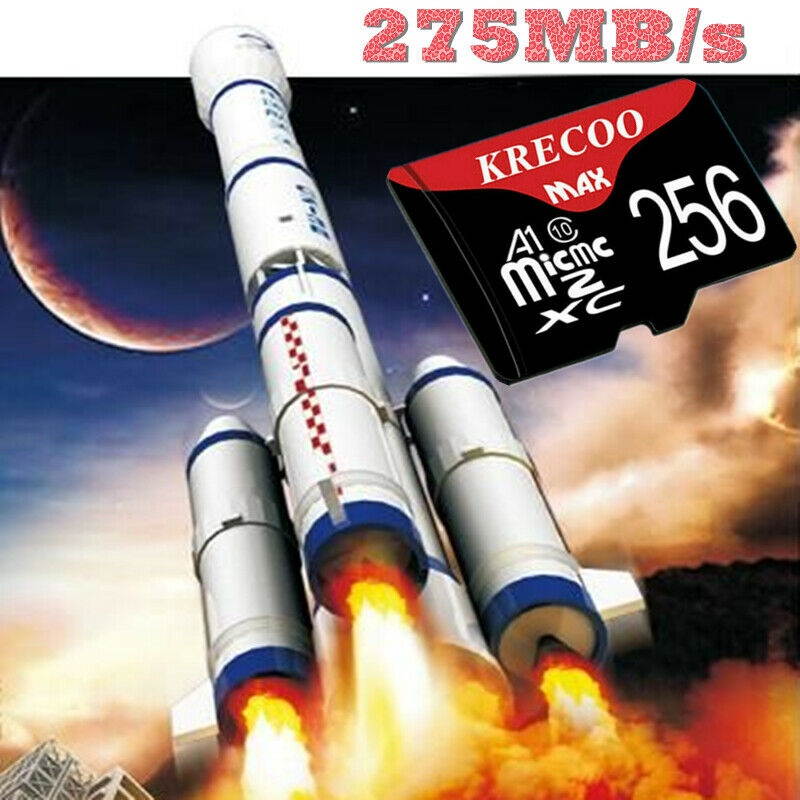 US 256GB Micro Memory Card UHS-1 Class10 Fast Flash 275MB/s TF Card With Adapter