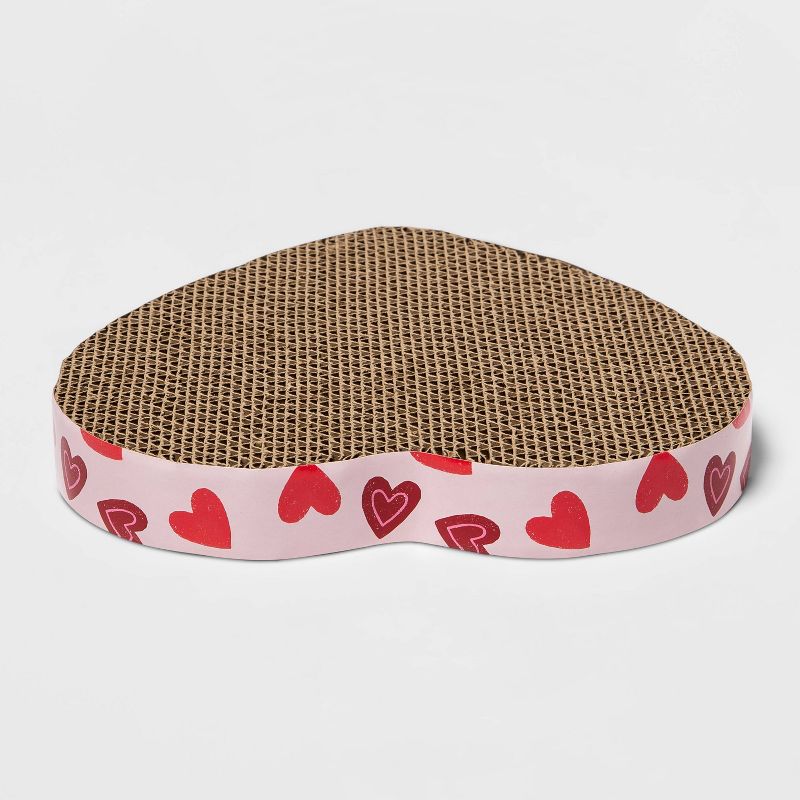 Valentine's Day Heart Cat Scratcher - Pink - Boots & Barkley™