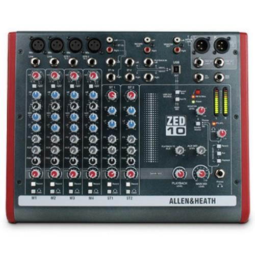 Allen & Heath ZED10 10 Channel USB Mixer