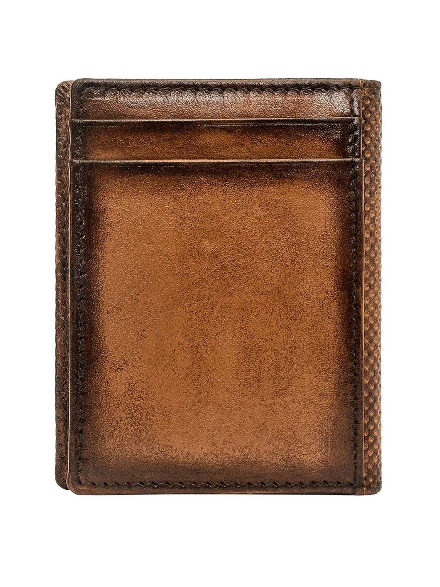 Eske Paice Tan Perforated Small Card Holder