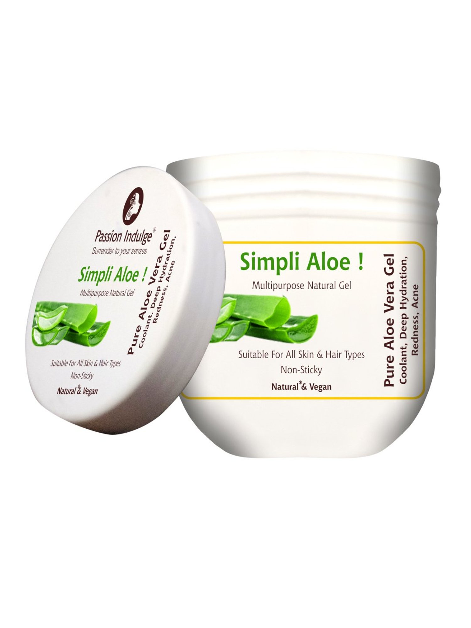 Passion Indulge Simpli Aloe Multipurpose Natural Gel - 200 ml