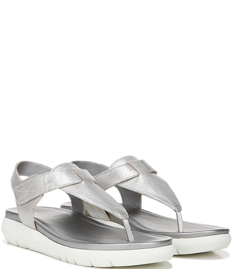 Naturalizer Lincoln Leather Sport Wedge Sandals