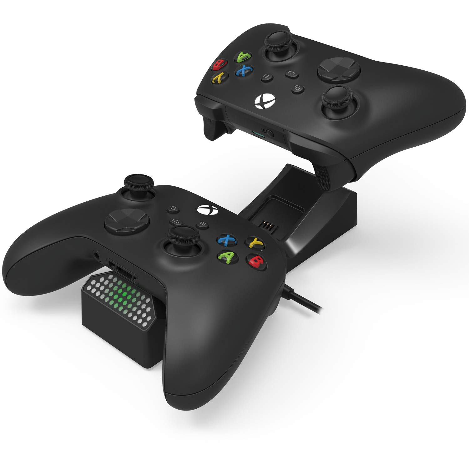 Hori Xbox Series X|S Dual Charging Station Charger Dock Includes 2 Battery Packs - Officially Licensed by Microsoft