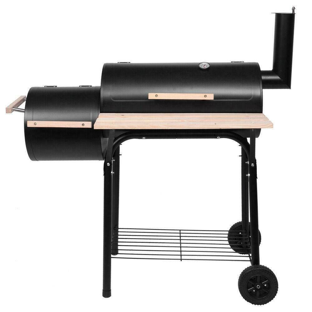Outdoor Cooker Multi Function Oil Drum Charcoal Grill Camp BBQ Party Pincin