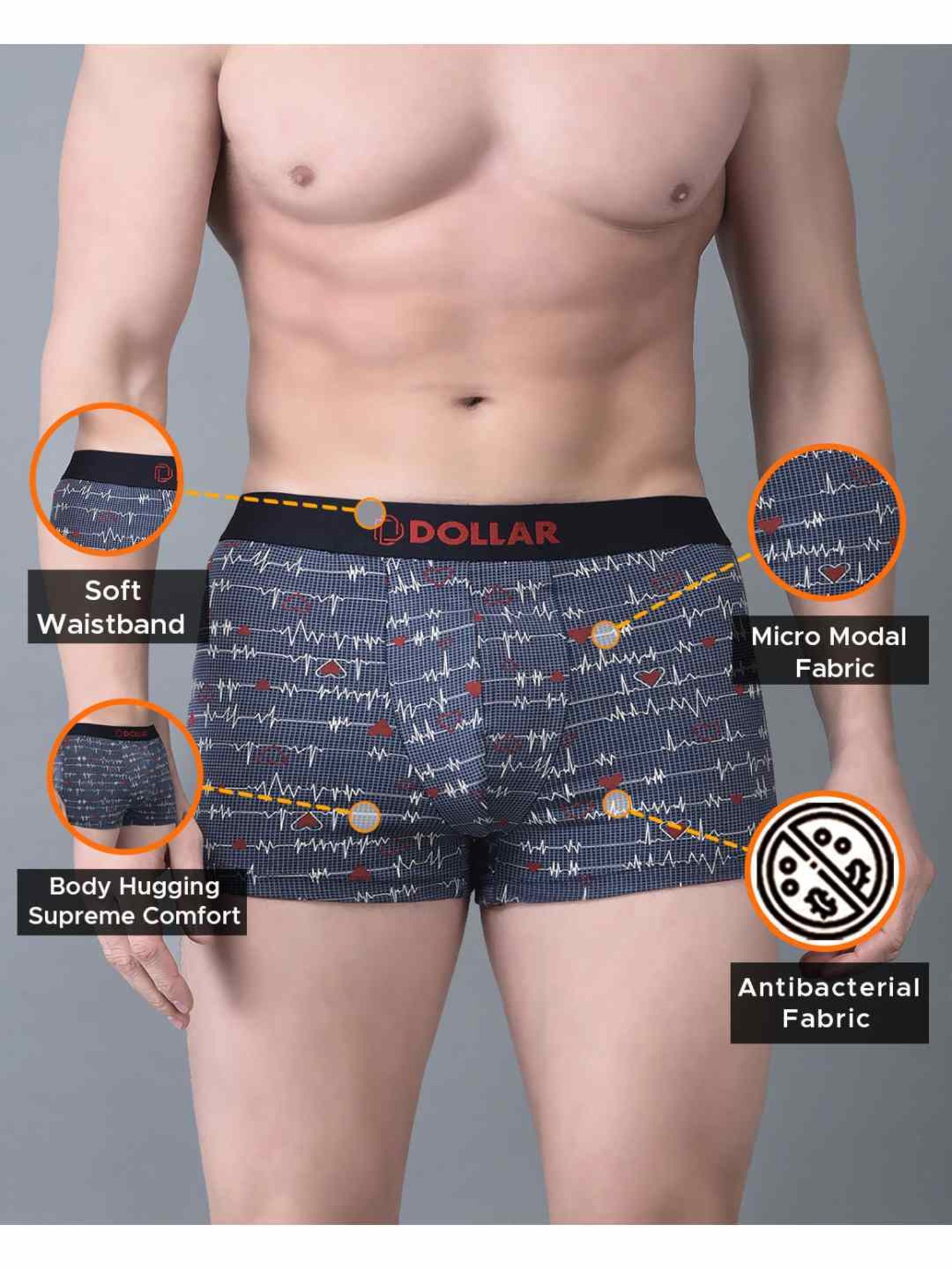 Jack & Jones Pompeian Red Regular Fit Trunks