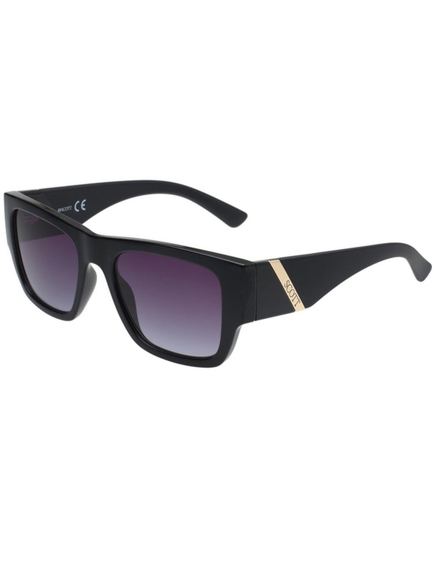 SCOTT Purple Wayfarer UV Protection Unisex Sunglasses