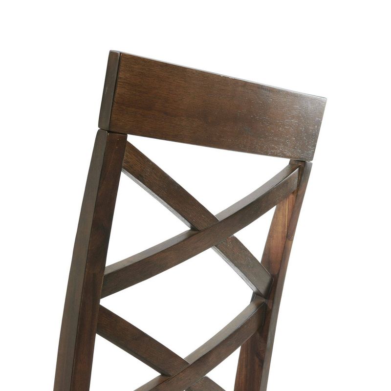 6pc Regan Counter Height Dining Set with 4 Side Chairs and Bench Cherry - Picket House Furnishings