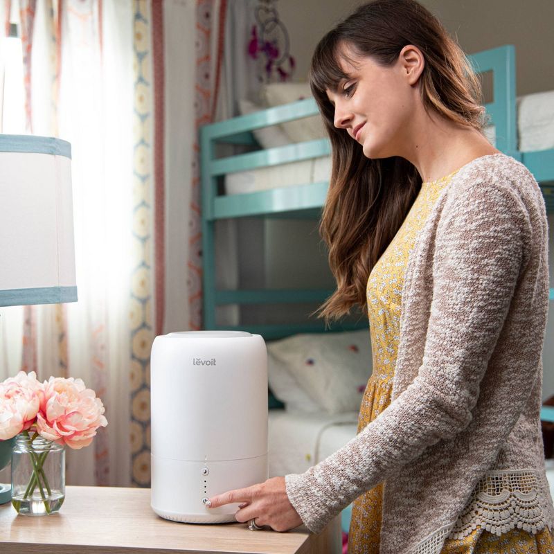 Levoit Evaport Ultrasonic Top-Fill Cool Mist 2-in-1 Humidifier & Diffuser Gray