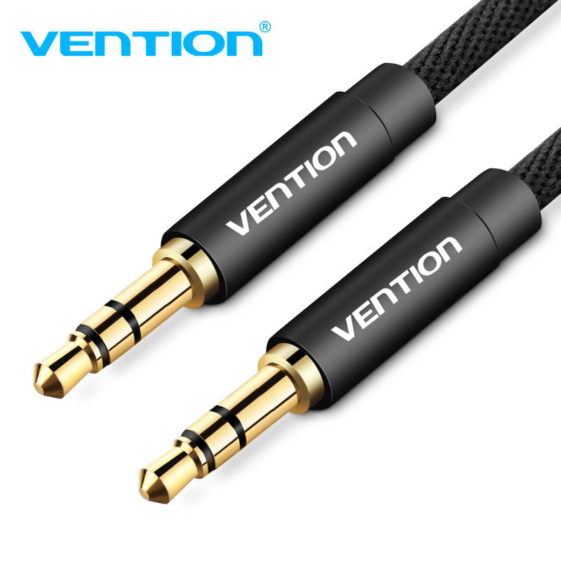 Vention 3.5mm Auxiliary Audio Cable [2-Pack] ,Jack 3.5mm AUX Cable for Headphones, iPods, iPhones,Samsung, Car/Home Stereos and More