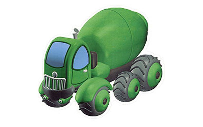 Construction Heavy Loaders Self-Stick Wall Accent Stickers - Warner..