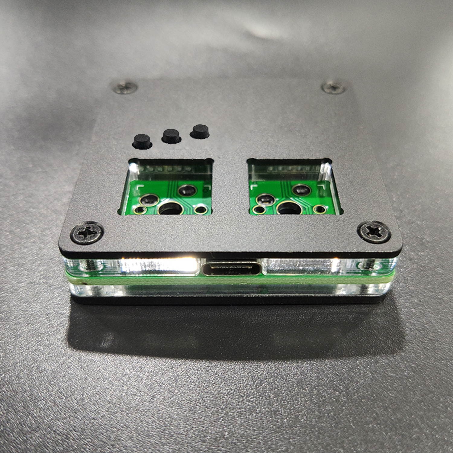 CUUWE SimPad Mini Keyboard Touch Wheel Axle Tester Gaming Keypad Osu support Cheery Mx Red Switch Gaming Mechanical Keyboard game player