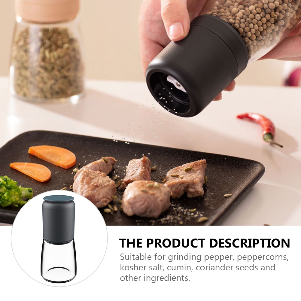 Manual Operation Pepper Grinder Home Kitchen Pepper Mill Grinding Bottle