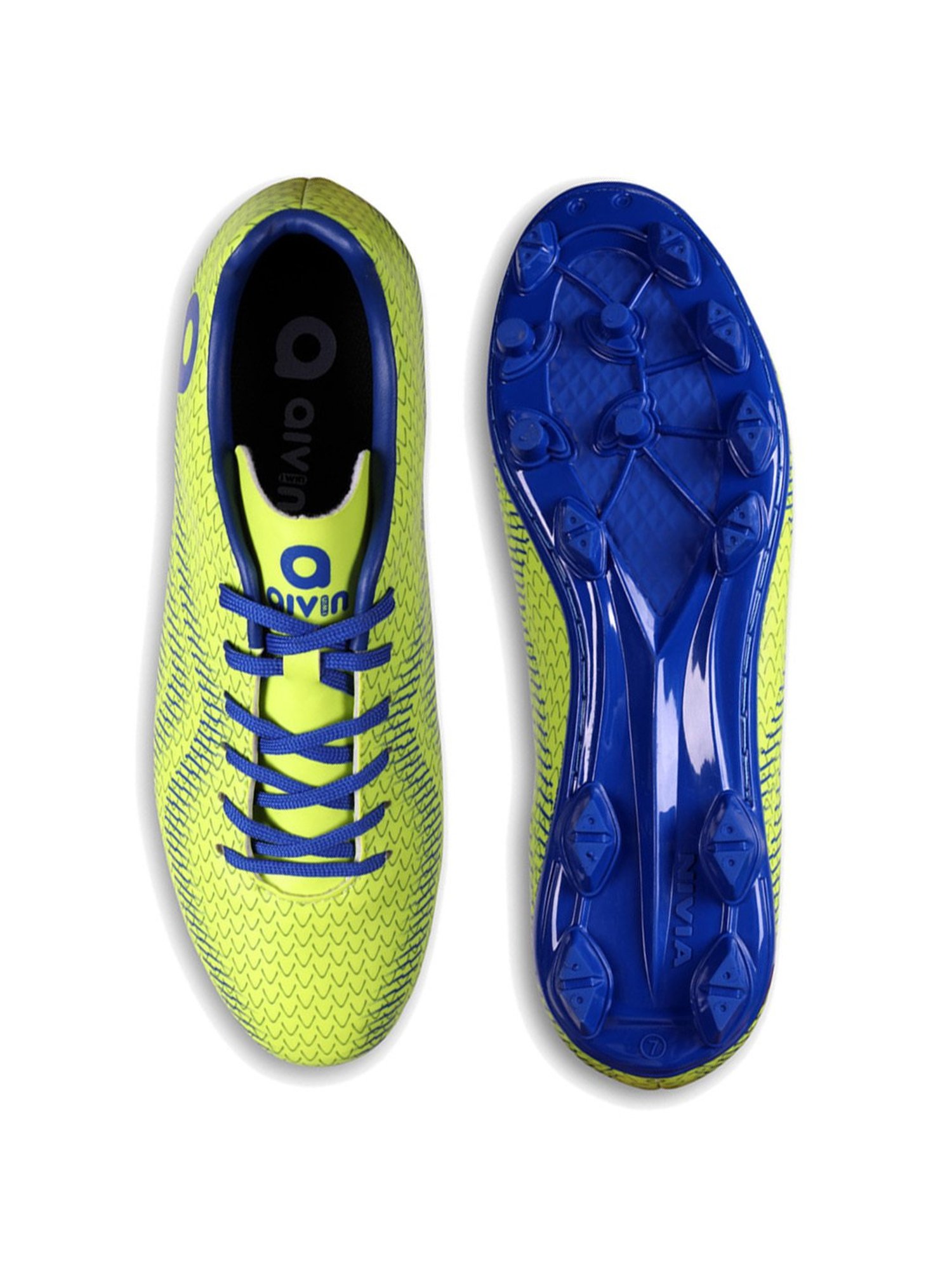 AIVIN Men's Rattle Snake Sulphur Green Football Shoes