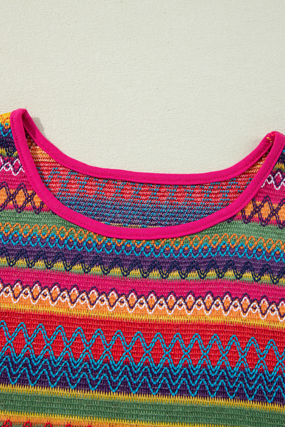 Red Cheetah Print Casual Short Sleeve Crew Neck T Shirt