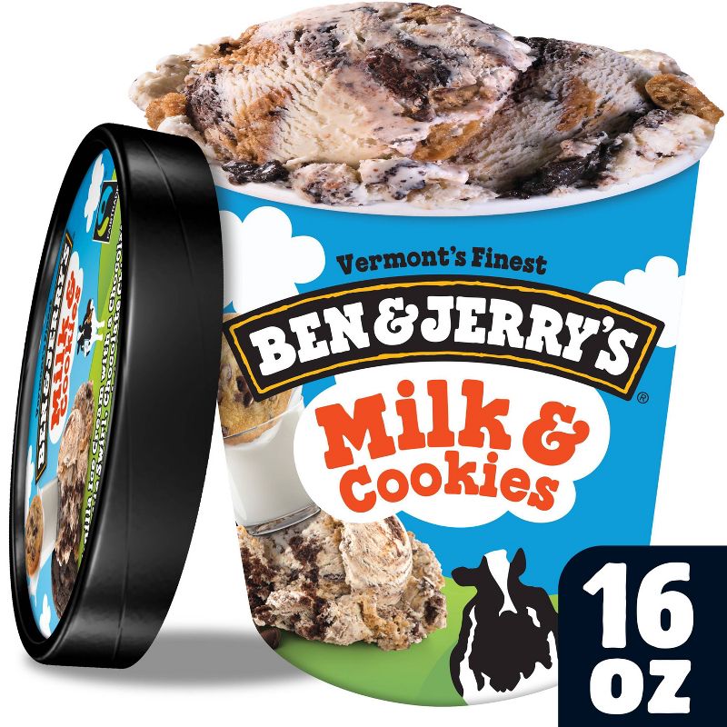 Ben & Jerry's Milk and Cookies Ice Cream - 16oz