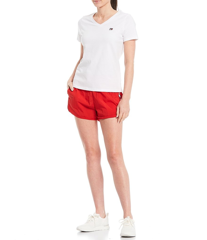 Tommy Hilfiger Sport Side Logo Running Pocket Pull-On Shorts