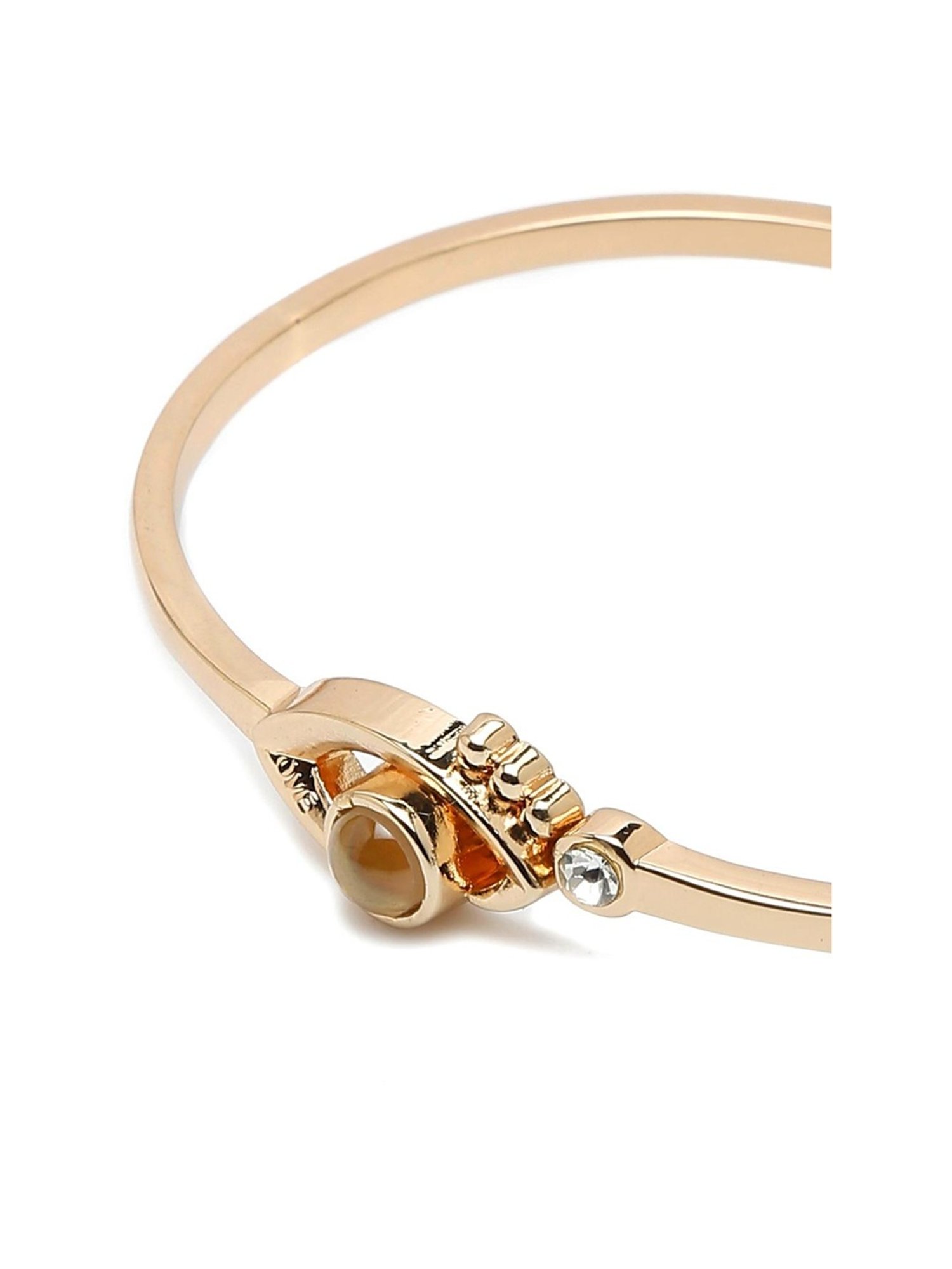 YouBella Jewellery Gold-Plated "I Love you in 100 Langauages" Classic Bracelet